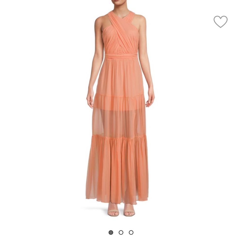 Veronica Beard Peach Maxi Dress